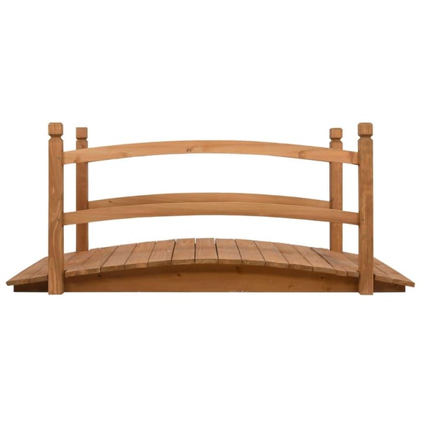 vidaXL gangbro til haven 140x60x60 cm massivt fyrretræ