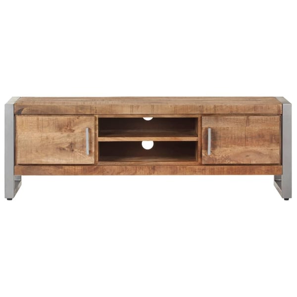 vidaXL Tv-bänk 120x30x40 cm grovt mangoträ