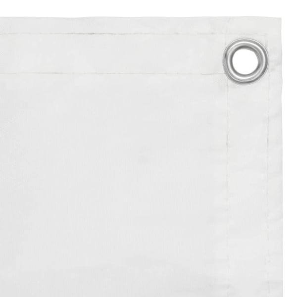 vidaXL altanafskærmning 120x600 cm oxfordstof hvid