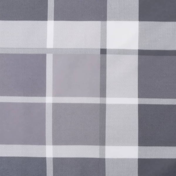 vidaXL stolehynde m. lav ryg 4 stk. 100x50x3 cm oxfordstof gråternet
