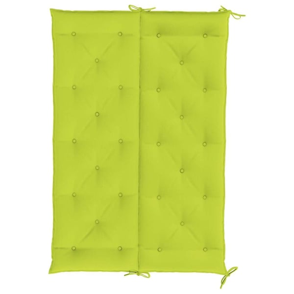vidaXL hynder til havebænk 2 stk. 150x50x7 cm oxfordstof lysegrøn