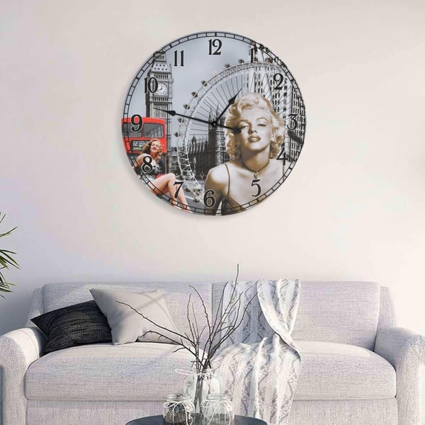 vidaXL Veggklokke vintage 60 cm