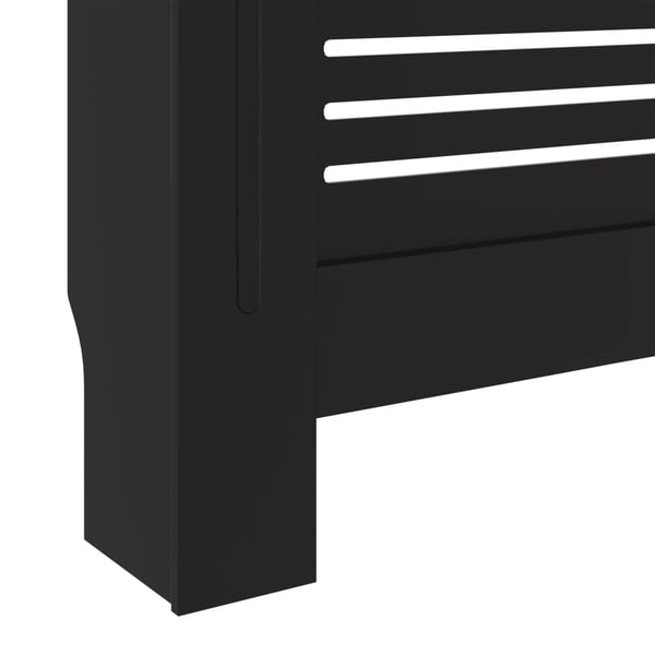 vidaXL radiatorskjuler 205 cm MDF sort