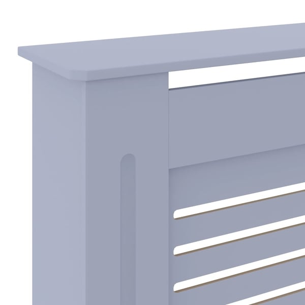 vidaXL radiatorskjuler 205 cm MDF grå