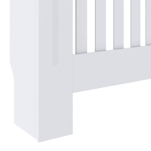 vidaXL Elementskydd MDF vit 78 cm