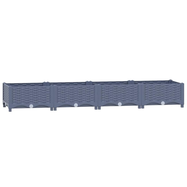 vidaXL højbed 160x40x23 cm polypropylen