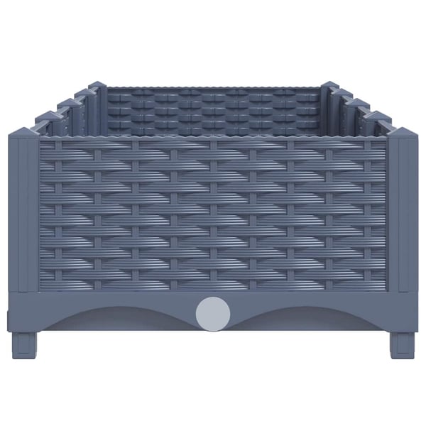 vidaXL højbed 160x40x23 cm polypropylen