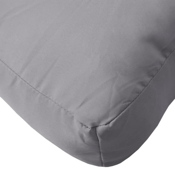 vidaXL pallehynde 120x40x12 cm stof grå