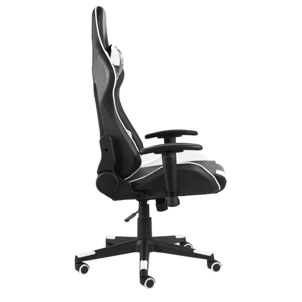 vidaXL drejelig gamingstol PVC hvid