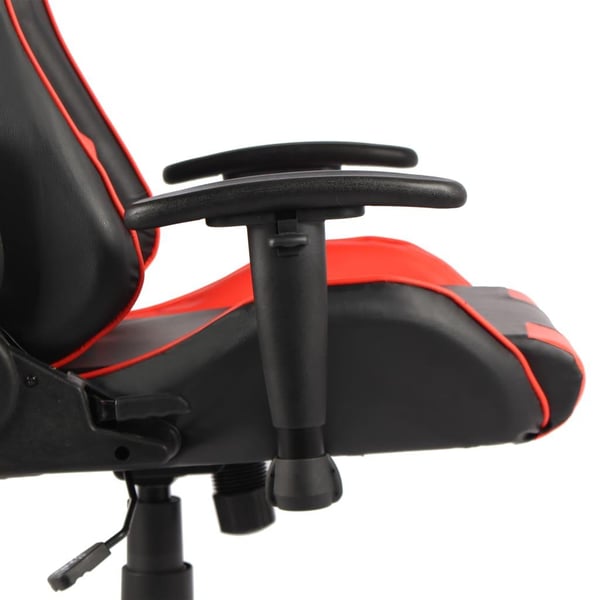 vidaXL drejelig gamingstol PVC rød