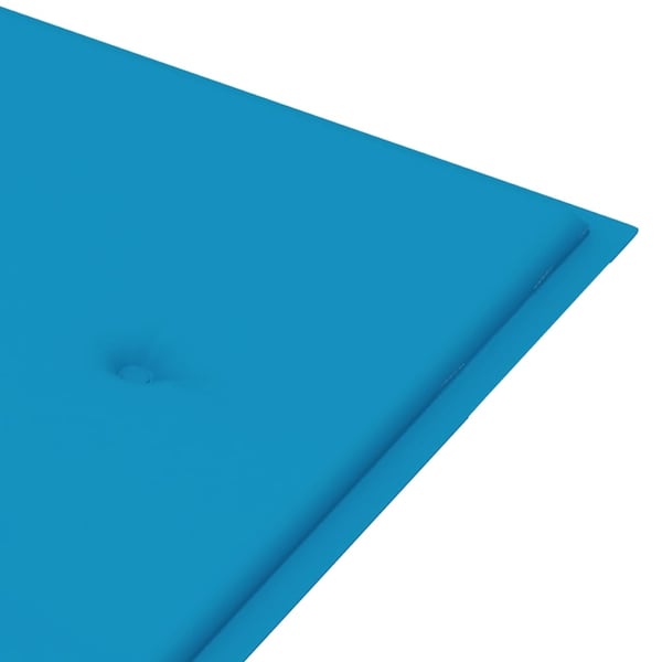 vidaXL Trädgårdsbänk med dyna 120 cm massivt akaciaträ