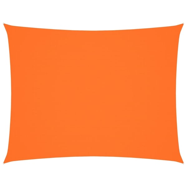vidaXL Solseil oxfordstoff rektangulær 3x4,5 m oransje