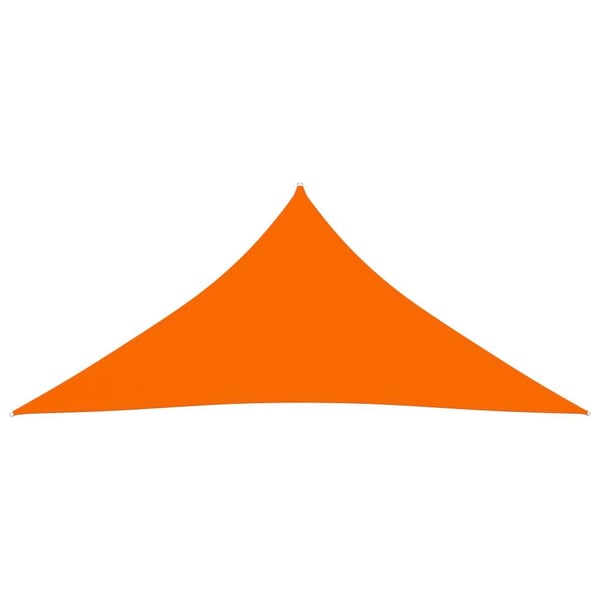 vidaXL Solseil oxfordstoff trekantet 4x5x5 m oransje