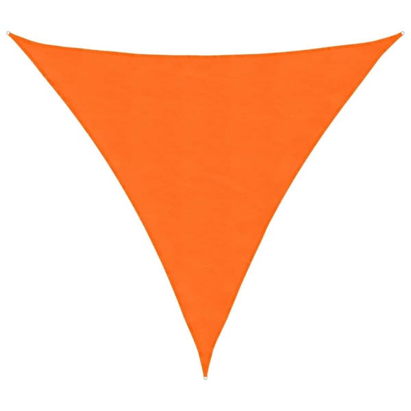 vidaXL Solseil oxfordstoff trekantet 4,5x4,5x4,5 m oransje