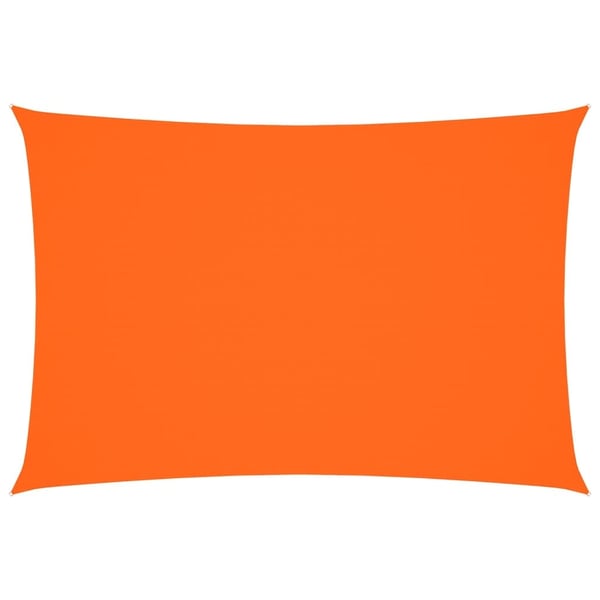 vidaXL solsejl 2,5x4,5 m rektangulær oxfordstof orange