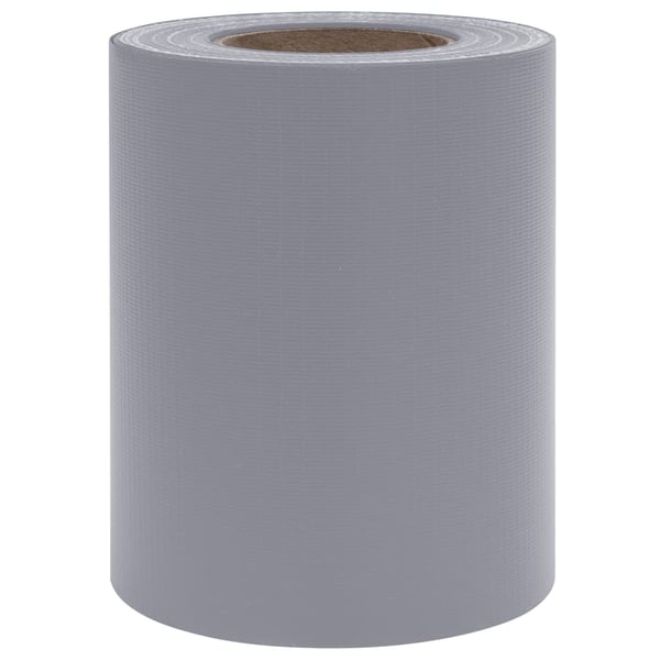 vidaXL haveskærm 35x0,19 m 4 stk. PVC mat lysegrå