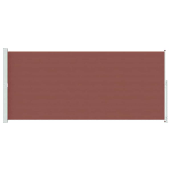 vidaXL Uttrekkbar sidemarkise 220x500 cm brun