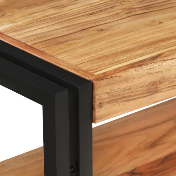 vidaXL konsolbord 90x30x75 cm massivt akacietræ