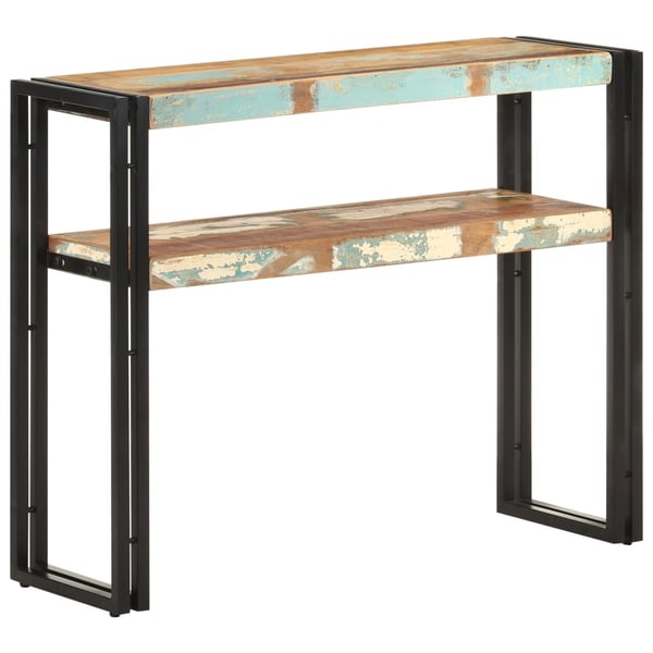 vidaXL konsolbord 90x30x75 cm massivt genbrugstræ