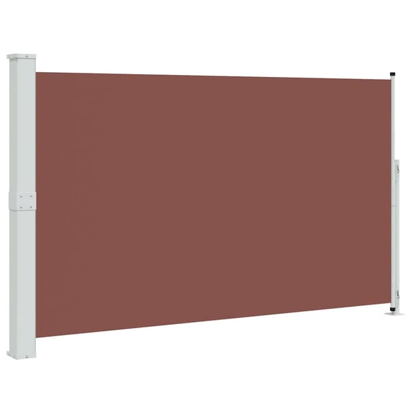 vidaXL Sisäänvedettävä terassin sivumarkiisi 180x300 cm ruskea