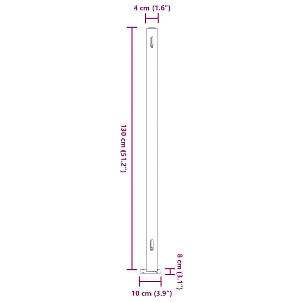 vidaXL sammenrullelig sidemarkise til terrassen 220x300 cm grå