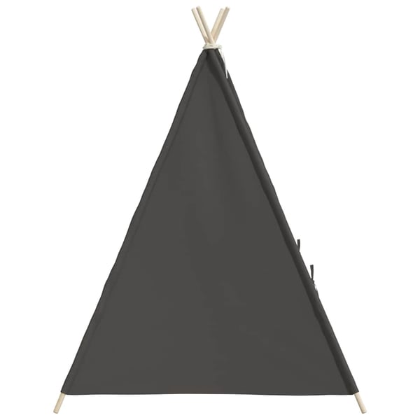 vidaXL Tipitält för barn med väska peachskin grå 120x120x150 cm