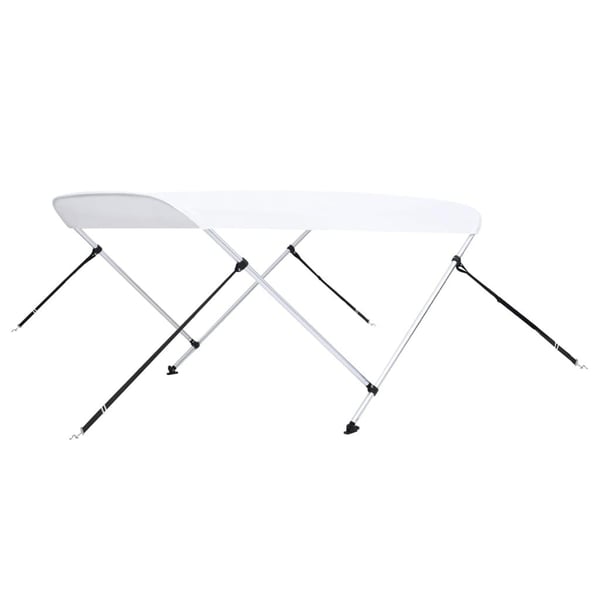 vidaXL biminitop med 2 buer 180x130x110 cm hvid