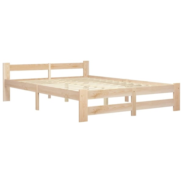 vidaXL Seng/Sengeramme heltre furu 140x200 cm change1