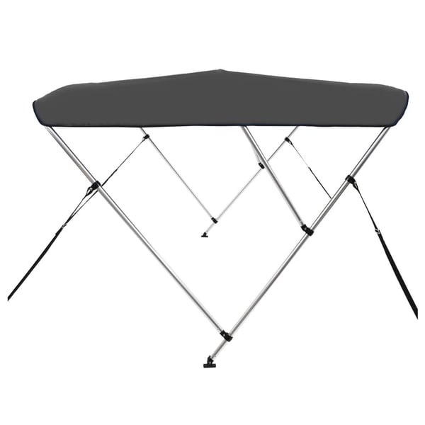 vidaXL Biminitopp 3-buet antrasitt 183x180x137 cm