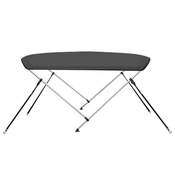 vidaXL biminitop med 2 buer 150x120x110 cm antracitgrå