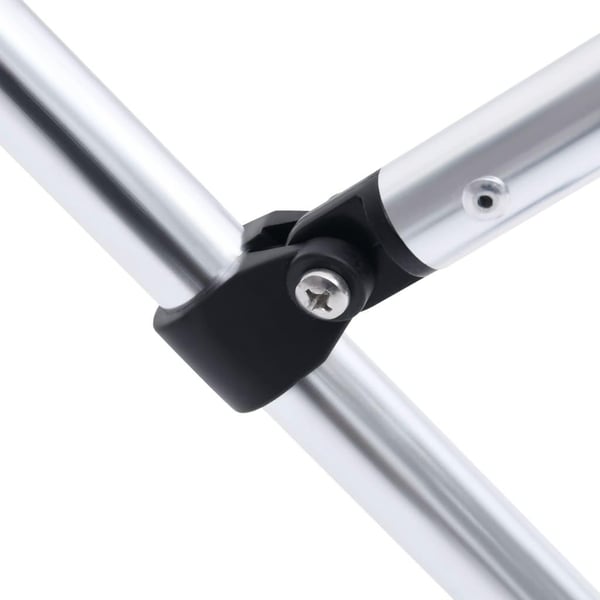 vidaXL Biminitopp 4-buet antrasitt 243x(230-244)x137 cm