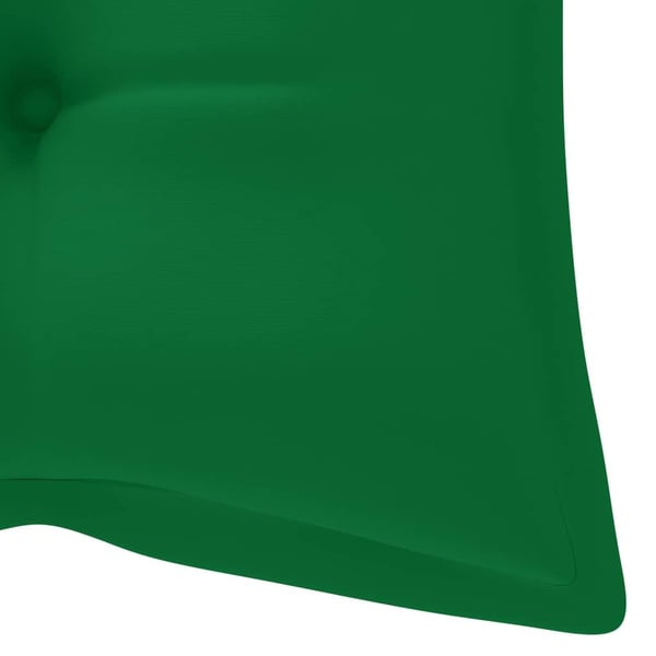 vidaXL havebænk med hynde 120 cm bambus