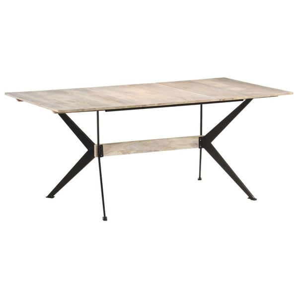 vidaXL spisebord 180x90x76 cm massivt mangotræ