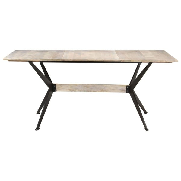 vidaXL spisebord 180x90x76 cm massivt mangotræ