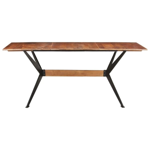 vidaXL Matbord 180x90x76 cm massivt mangoträ