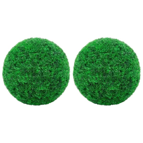 vidaXL Kunstige buksbomballer 2 stk 27 cm