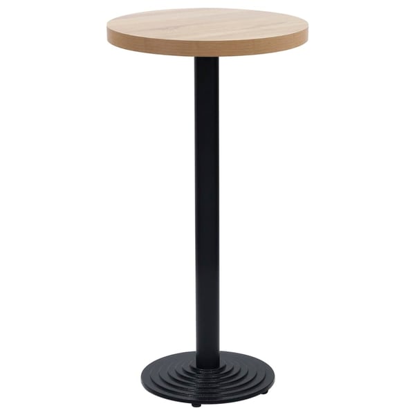 vidaXL Bordben til bistrobord svart Ø43x107 cm støpejern
