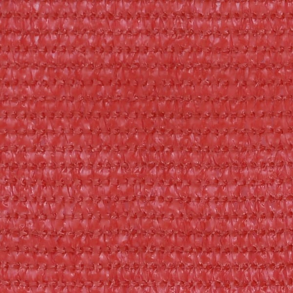 vidaXL Balkongskjerm rød 75x600 cm HDPE