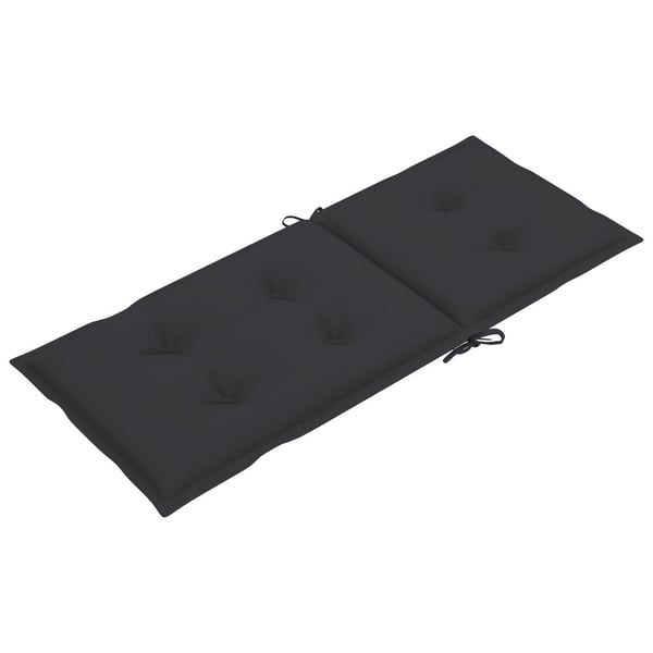 vidaXL foldbare havestole 6 stk. med hynder massivt akacietræ