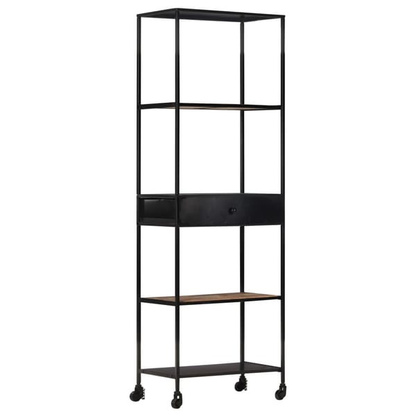 vidaXL bogreol 60x35x180 cm ru mangotræ og jern