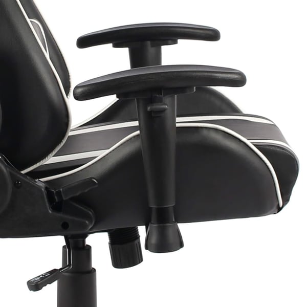vidaXL drejelig gamingstol PVC hvid