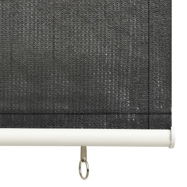 vidaXL Utendørs rullegardin 80x140 cm antrasitt