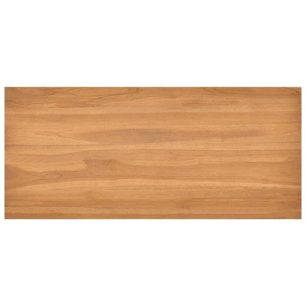 vidaXL Skrivebord 100x45x75 cm heltre teak