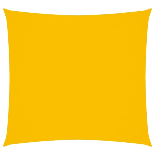 vidaXL Solseil oxfordstoff firkantet 3,6x3,6 m gul