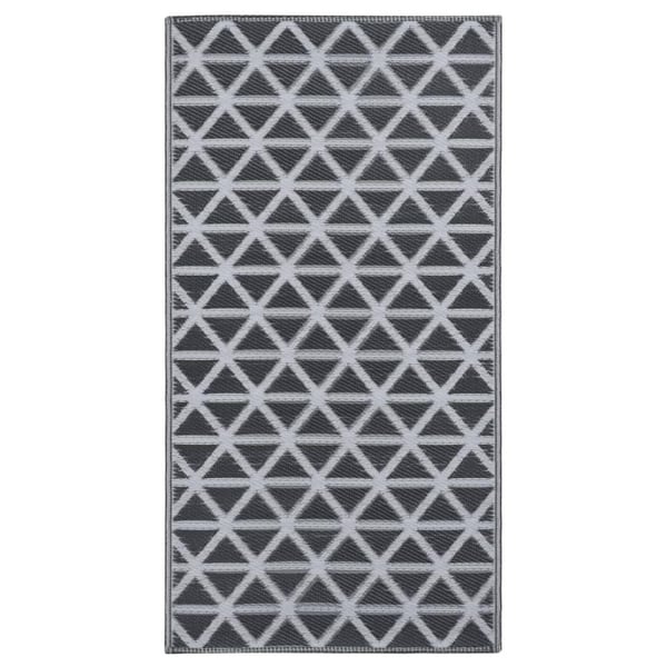 vidaXL ulkomatto ARAKIL musta 160x230 cm PP