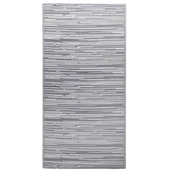 vidaXL Uteteppe ARAKIL grå 190x290 cm PP