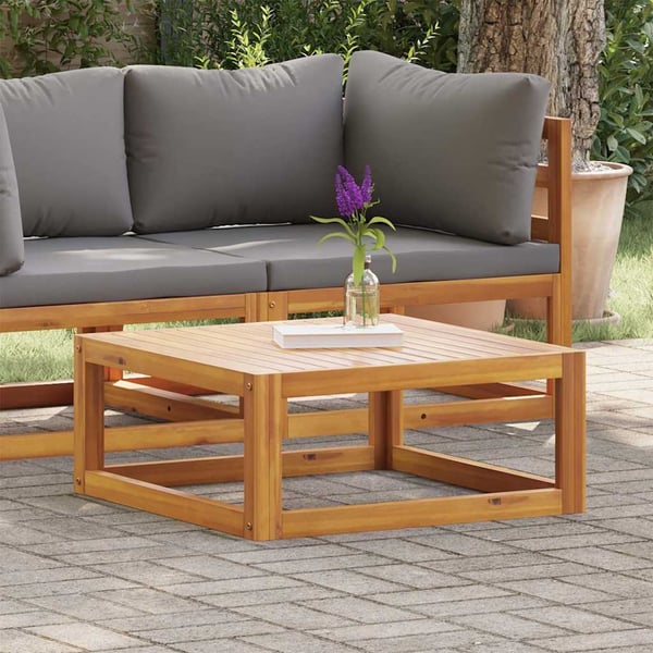 vidaXL sofabord 68x68x29 cm massivt akacietræ
