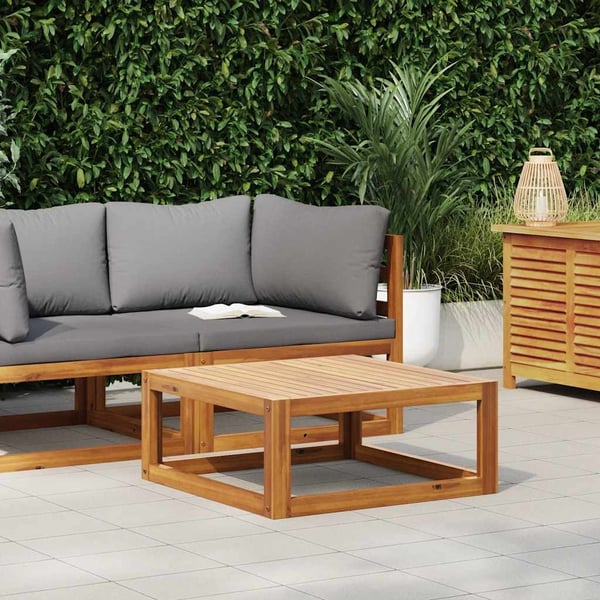 vidaXL sofabord 68x68x29 cm massivt akacietræ