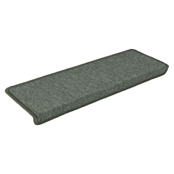 vidaXL 15 stk. trappemåtter 65x21x4 cm grøn