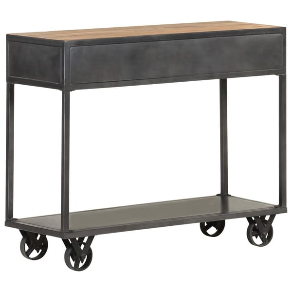 vidaXL Konsollbord 90x35x74 cm gjenvunnet heltre